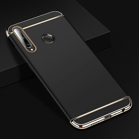 Carcasa Bumper Lujo Marco de Metal y Plastico Funda T01 para Huawei Honor 20 Lite Negro