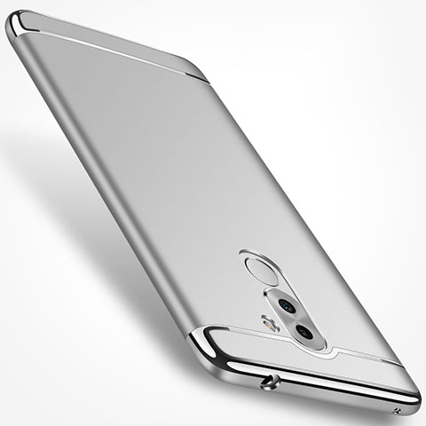 Carcasa Bumper Lujo Marco de Metal y Plastico M02 para Huawei GR5 (2017) Plata