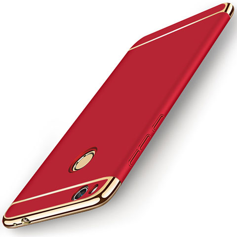 Carcasa Bumper Lujo Marco de Metal y Plastico para Huawei Nova Lite Rojo