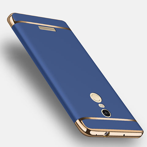 Carcasa Bumper Lujo Marco de Metal y Plastico para Xiaomi Redmi Note 3 Pro Azul