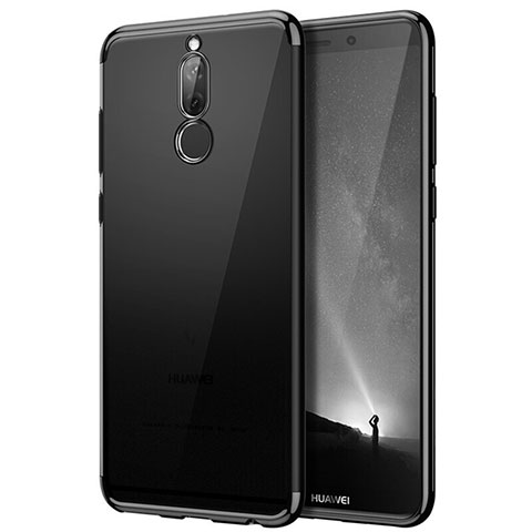 Carcasa Bumper Silicona Transparente Mate para Huawei Nova 2i Negro