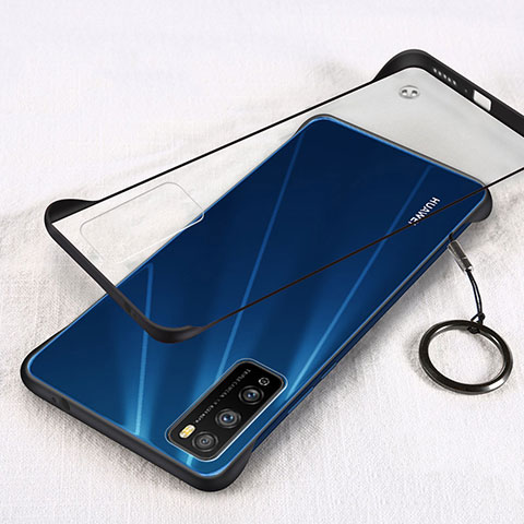 Carcasa Dura Cristal Plastico Funda Rigida Transparente H01 para Huawei Enjoy 20 Pro 5G Negro