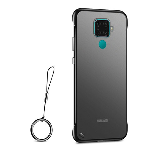 Carcasa Dura Cristal Plastico Funda Rigida Transparente H01 para Huawei Nova 5z Negro
