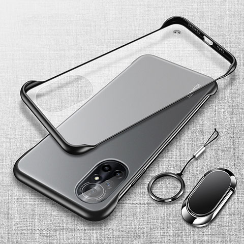 Carcasa Dura Cristal Plastico Funda Rigida Transparente H01 para Huawei Nova 8 Pro 5G Negro