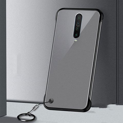 Carcasa Dura Cristal Plastico Funda Rigida Transparente H01 para Xiaomi Poco X2 Negro