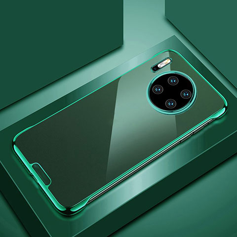 Carcasa Dura Cristal Plastico Funda Rigida Transparente H02 para Huawei Mate 30 5G Verde