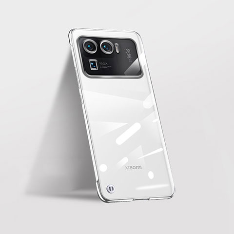 Carcasa Dura Cristal Plastico Funda Rigida Transparente H03 para Xiaomi Mi 11 Ultra 5G Plata