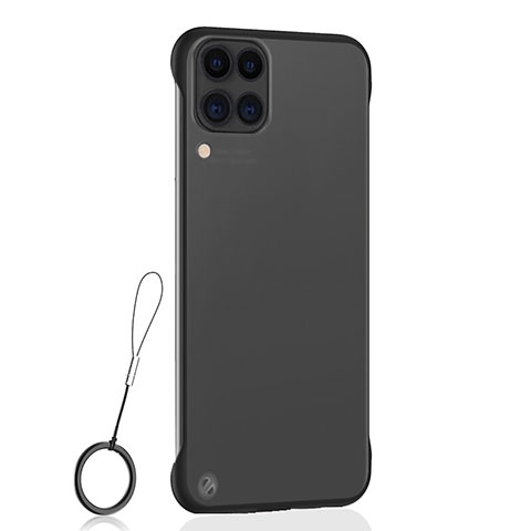 Carcasa Dura Cristal Plastico Funda Rigida Transparente S02 para Huawei Nova 7i Negro