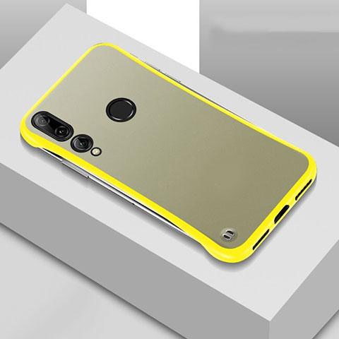 Carcasa Dura Cristal Plastico Funda Rigida Transparente S04 para Huawei Honor 20 Lite Amarillo