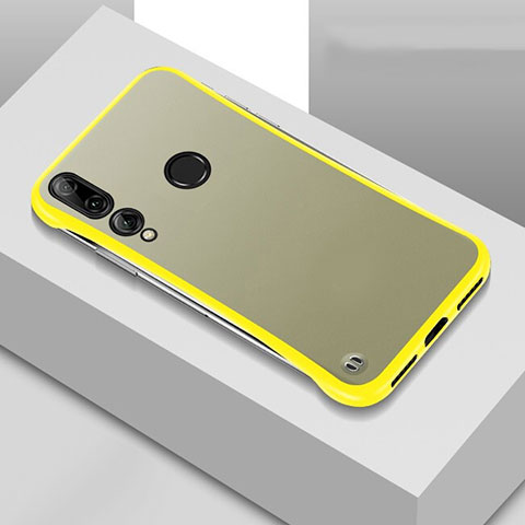 Carcasa Dura Cristal Plastico Funda Rigida Transparente S04 para Huawei Honor 20E Amarillo