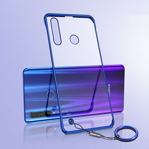 Carcasa Dura Cristal Plastico Funda Rigida Transparente S05 para Huawei Honor 20 Lite Azul