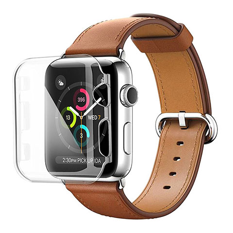 Carcasa Dura Cristal Plastico Rigida Transparente para Apple iWatch 2 42mm Claro