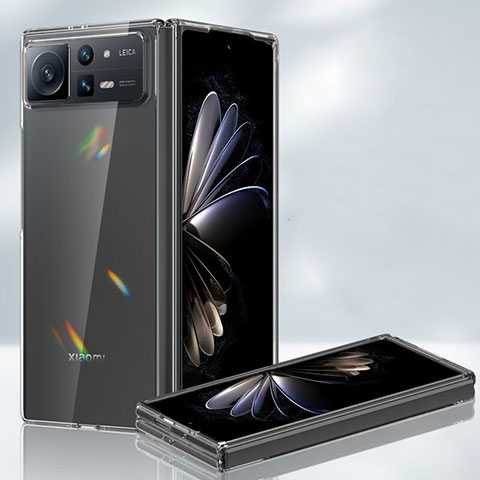 Carcasa Dura Cristal Plastico Rigida Transparente T04 para Xiaomi Mix Fold 2 5G Claro