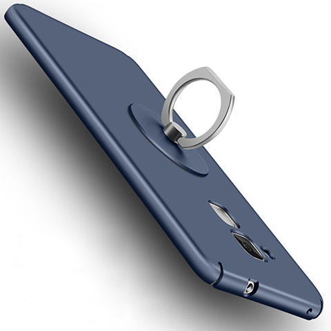 Carcasa Dura Plastico Rigida Mate con Anillo de dedo Soporte para Huawei GT3 Azul
