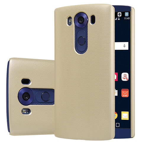 Carcasa Dura Plastico Rigida Mate M01 para LG V10 Oro