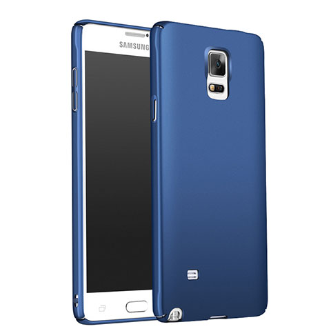 Carcasa Dura Plastico Rigida Mate M01 para Samsung Galaxy Note 4 Duos N9100 Dual SIM Azul