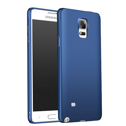 Carcasa Dura Plastico Rigida Mate M01 para Samsung Galaxy Note 4 SM-N910F Azul