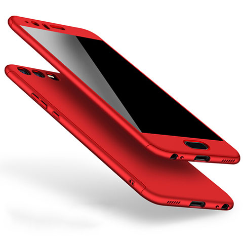 Carcasa Dura Plastico Rigida Mate M02 para Huawei P10 Plus Rojo