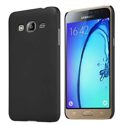 Carcasa Dura Plastico Rigida Mate M02 para Samsung Galaxy Amp Prime J320P J320M Negro