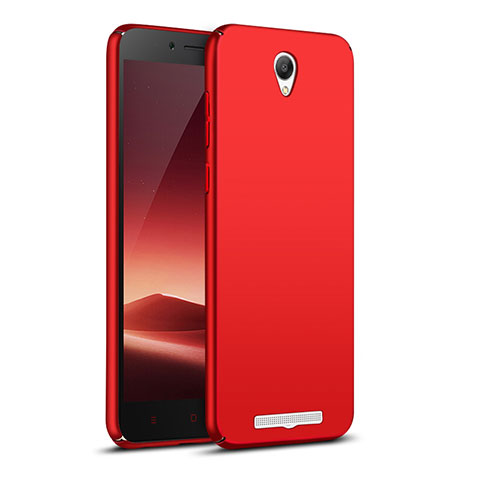 Carcasa Dura Plastico Rigida Mate M02 para Xiaomi Redmi Note 2 Rojo