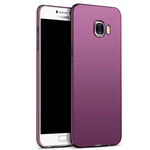 Carcasa Dura Plastico Rigida Mate M05 para Samsung Galaxy C7 SM-C7000 Morado