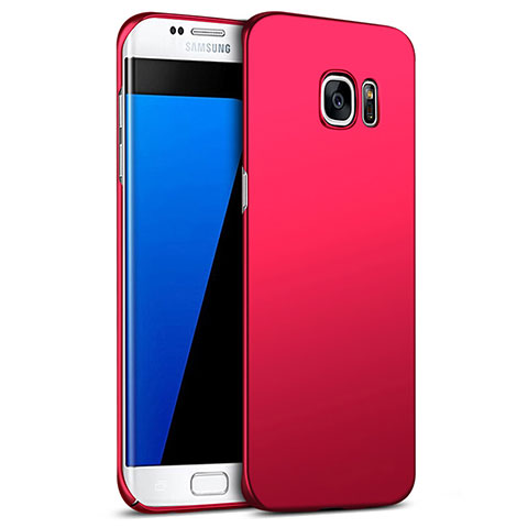 Carcasa Dura Plastico Rigida Mate M09 para Samsung Galaxy S7 Edge G935F Rojo