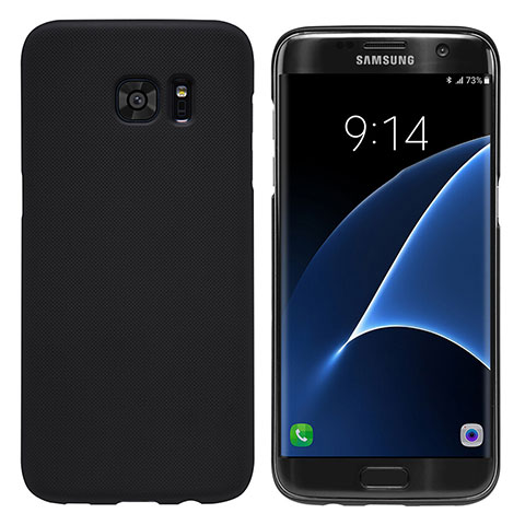 Carcasa Dura Plastico Rigida Mate M10 para Samsung Galaxy S7 Edge G935F Negro