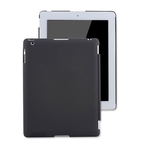 Carcasa Dura Plastico Rigida Mate para Apple iPad 2 Negro