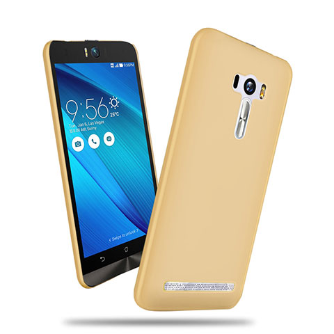 Carcasa Dura Plastico Rigida Mate para Asus Zenfone Selfie ZD551KL Oro