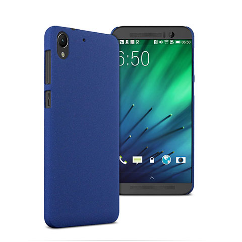 Carcasa Dura Plastico Rigida Mate para HTC Desire 728 728g Azul