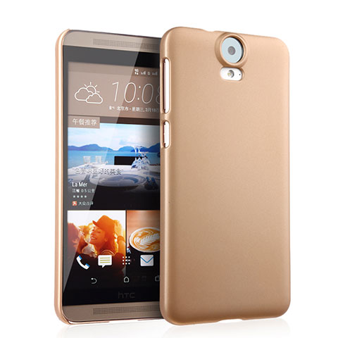 Carcasa Dura Plastico Rigida Mate para HTC One E9 Plus Oro