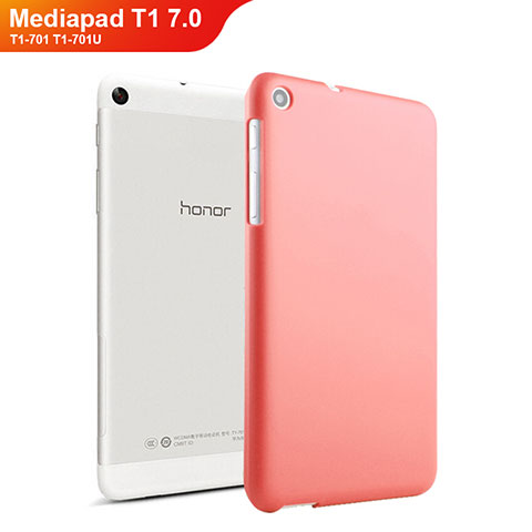 Carcasa Dura Plastico Rigida Mate para Huawei Mediapad T1 7.0 T1-701 T1-701U Rojo
