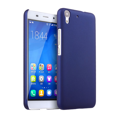 Carcasa Dura Plastico Rigida Mate para Huawei Y6 Azul