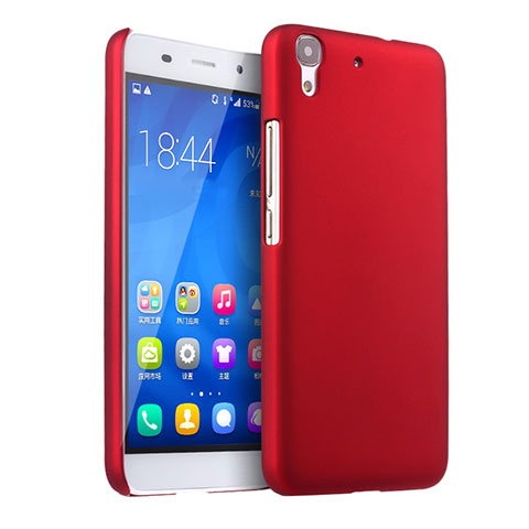 Carcasa Dura Plastico Rigida Mate para Huawei Y6 Rojo