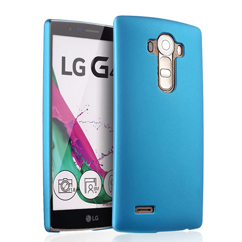 Carcasa Dura Plastico Rigida Mate para LG G4 Azul Cielo