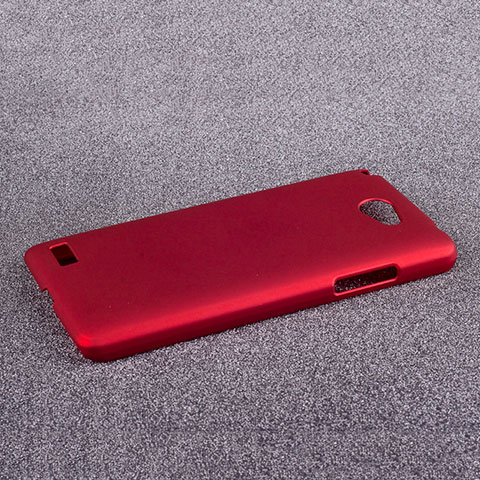 Carcasa Dura Plastico Rigida Mate para LG L Bello 2 Rojo