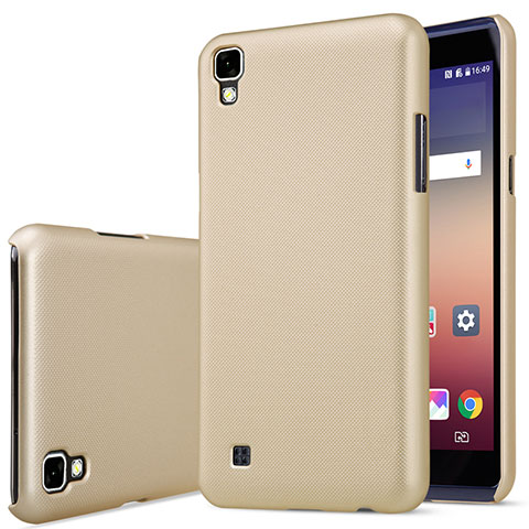 Carcasa Dura Plastico Rigida Mate para LG X Power Oro