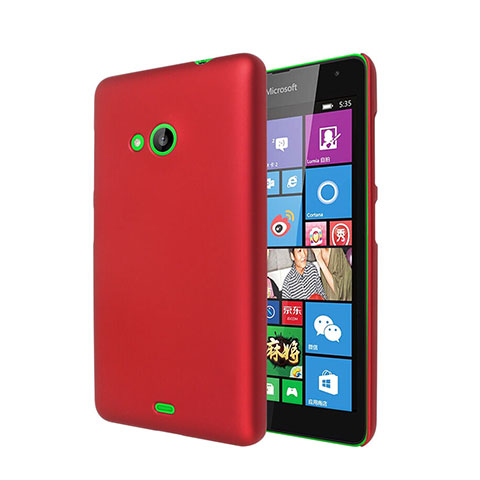 Carcasa Dura Plastico Rigida Mate para Microsoft Lumia 535 Rojo