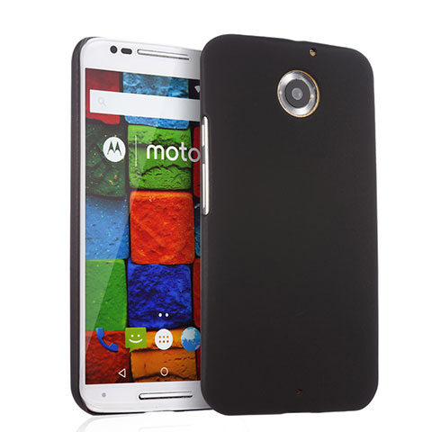 Carcasa Dura Plastico Rigida Mate para Motorola Moto X (2nd Gen) Negro