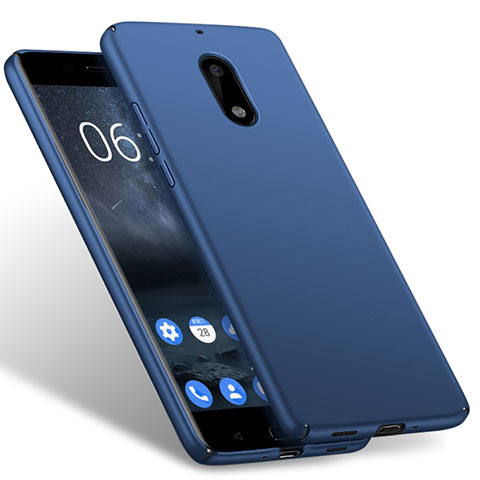 Carcasa Dura Plastico Rigida Mate para Nokia 6 Azul