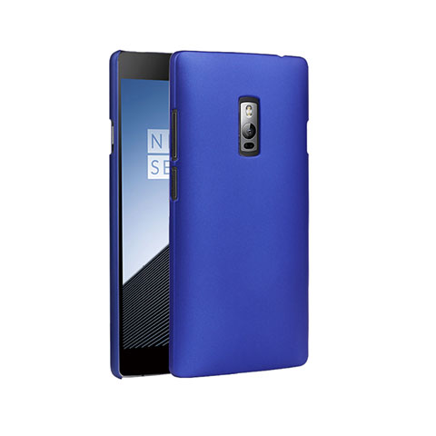 Carcasa Dura Plastico Rigida Mate para OnePlus 2 Azul