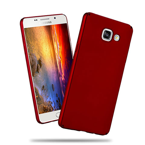 Carcasa Dura Plastico Rigida Mate para Samsung Galaxy A3 (2016) SM-A310F Rojo