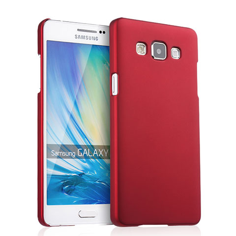 Carcasa Dura Plastico Rigida Mate para Samsung Galaxy A5 Duos SM-500F Rojo