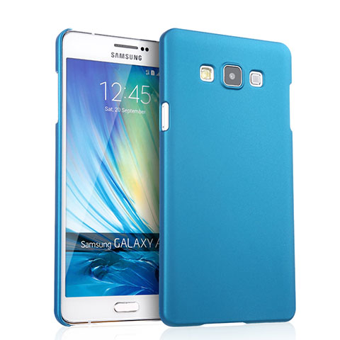 Carcasa Dura Plastico Rigida Mate para Samsung Galaxy A7 SM-A700 Azul Cielo