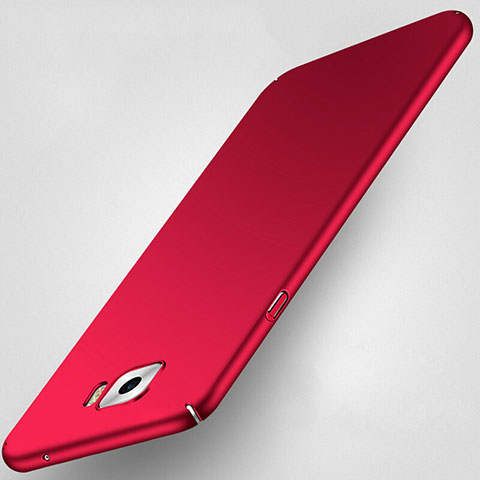 Carcasa Dura Plastico Rigida Mate para Samsung Galaxy C7 Pro C7010 Rojo