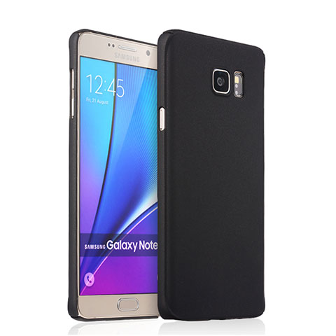 Carcasa Dura Plastico Rigida Mate para Samsung Galaxy Note 5 N9200 N920 N920F Negro