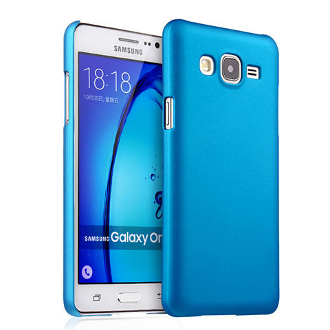 Carcasa Dura Plastico Rigida Mate para Samsung Galaxy On7 Pro Azul Cielo