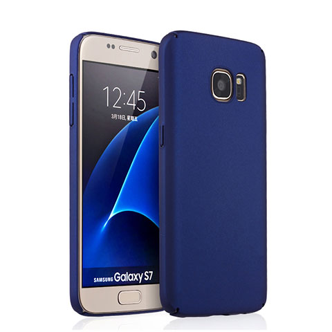 Carcasa Dura Plastico Rigida Mate para Samsung Galaxy S7 G930F G930FD Azul