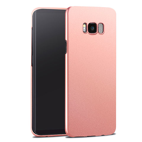 Carcasa Dura Plastico Rigida Mate para Samsung Galaxy S8 Oro Rosa