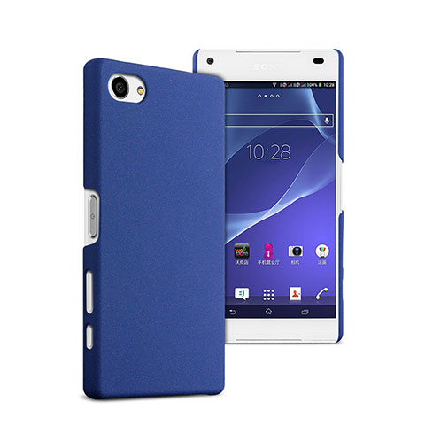 Carcasa Dura Plastico Rigida Mate para Sony Xperia Z5 Compact Azul